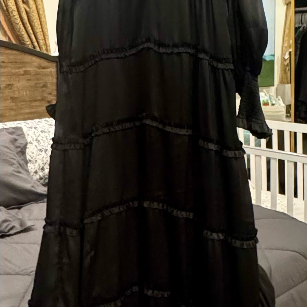 Elegant Black Women's Dress